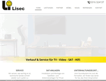Tablet Screenshot of lisec.at